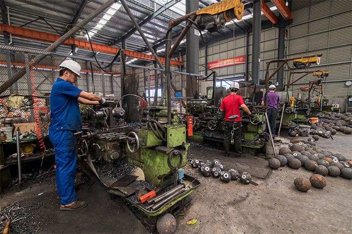 郏县网架配件车间